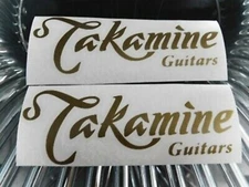 2pcs takamine , sticker, stickers vinyl decal autocollant