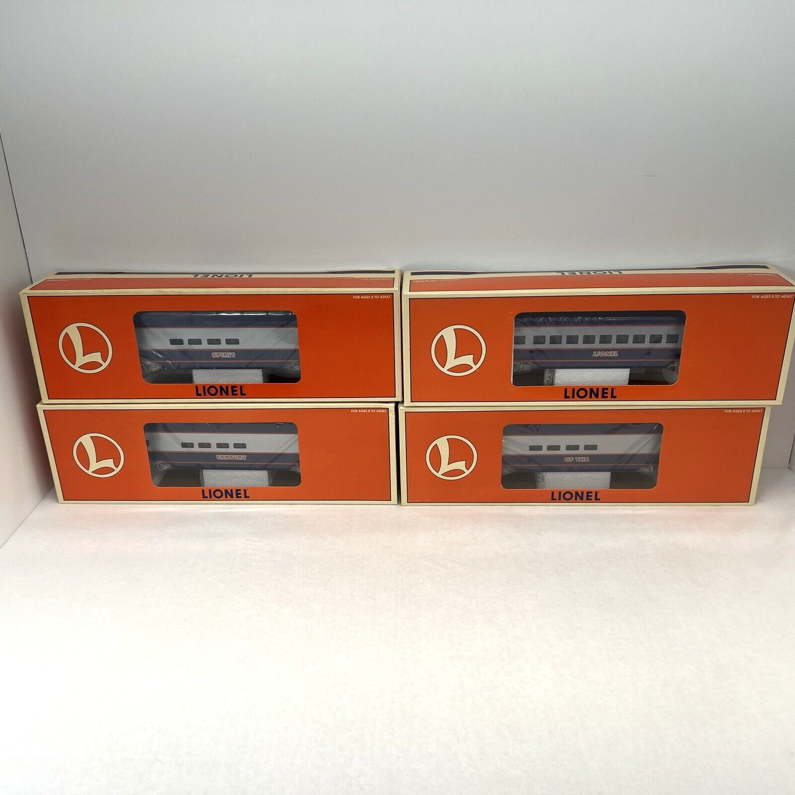 Lionel 6-39109 Train of the Century Aluminum 4-Car Passenger Set O Scale New Spirit Model