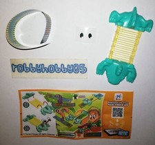 EN224 LUCERTOLA TURCHESE + BPZ KINDER SORPRESA ITALIA 2018/2019 MIXART RETTILI