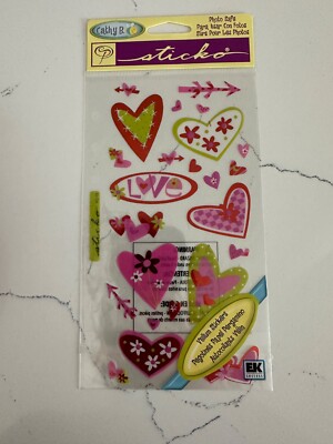 Sticko Autocollant Photo Stickers by Cathy B. Vellum Heart-To-Heart Scrapbooking