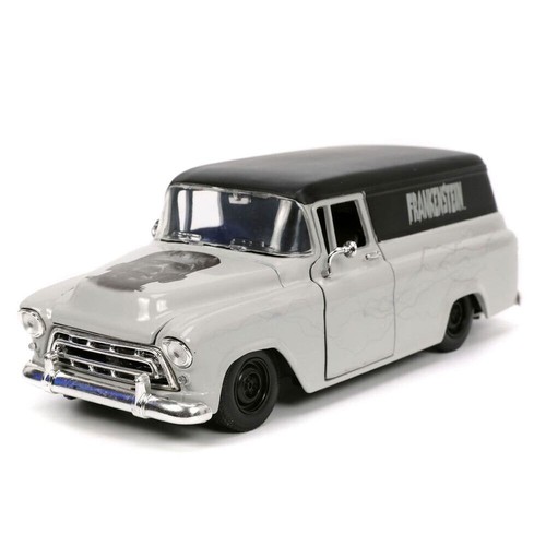 1957 CHEVY SUBURBAN WITH FRANKENSTEIN FIGURE - JADA JAD32191 1/24 - Picture 2 of 3