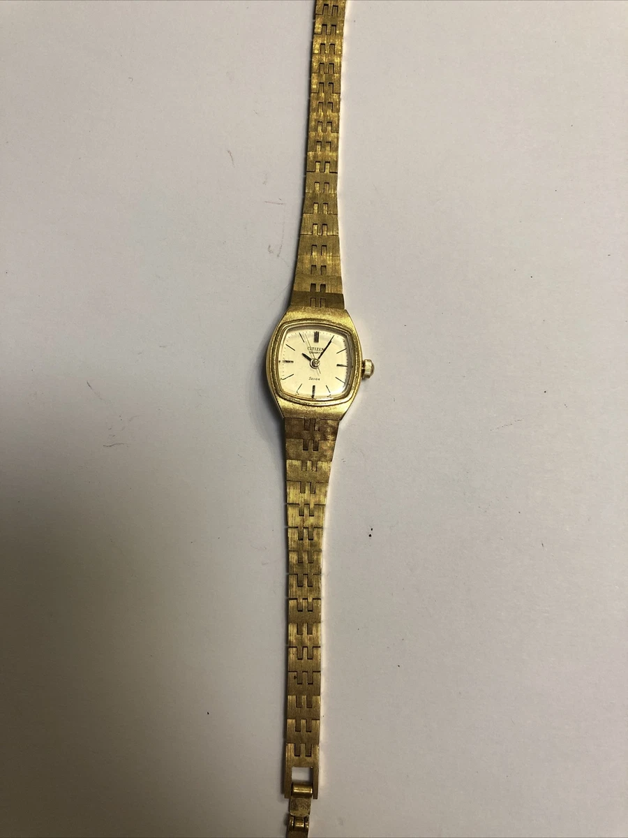 Shiny gold watch clearance
