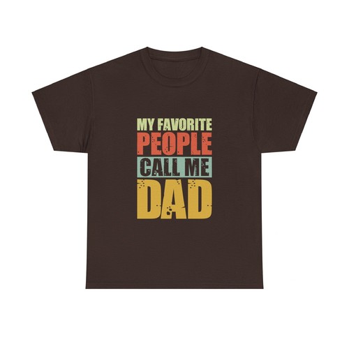 Father's Day Unisex Heavy Cotton Up to 5XL Tee T-Shirt 'Call Me Dad' - Picture 23 of 81