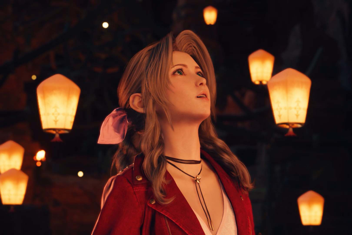 ファイナルファンタジー7リメイク　レザーネックレス　エアリス ファイナルファンタジーVII リメイク レザーネックレス エアリス
