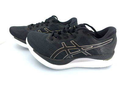 Asics GlideRide Womens Black Rose Gold Athletic Shoes Size 7 New