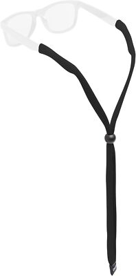 Chums Original Large Frame Cotton Retainer - Unisex Eyewear One Size, Black 