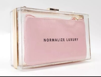 Izzy & Liv Normalize Luxury 2-Piece Acrylic Clutch Set 