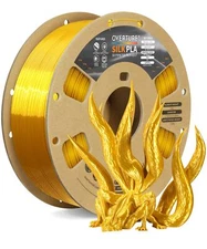 Silk Gold PLA 1.75mm Clog-Free 3D Printer Filament 1kg Spool