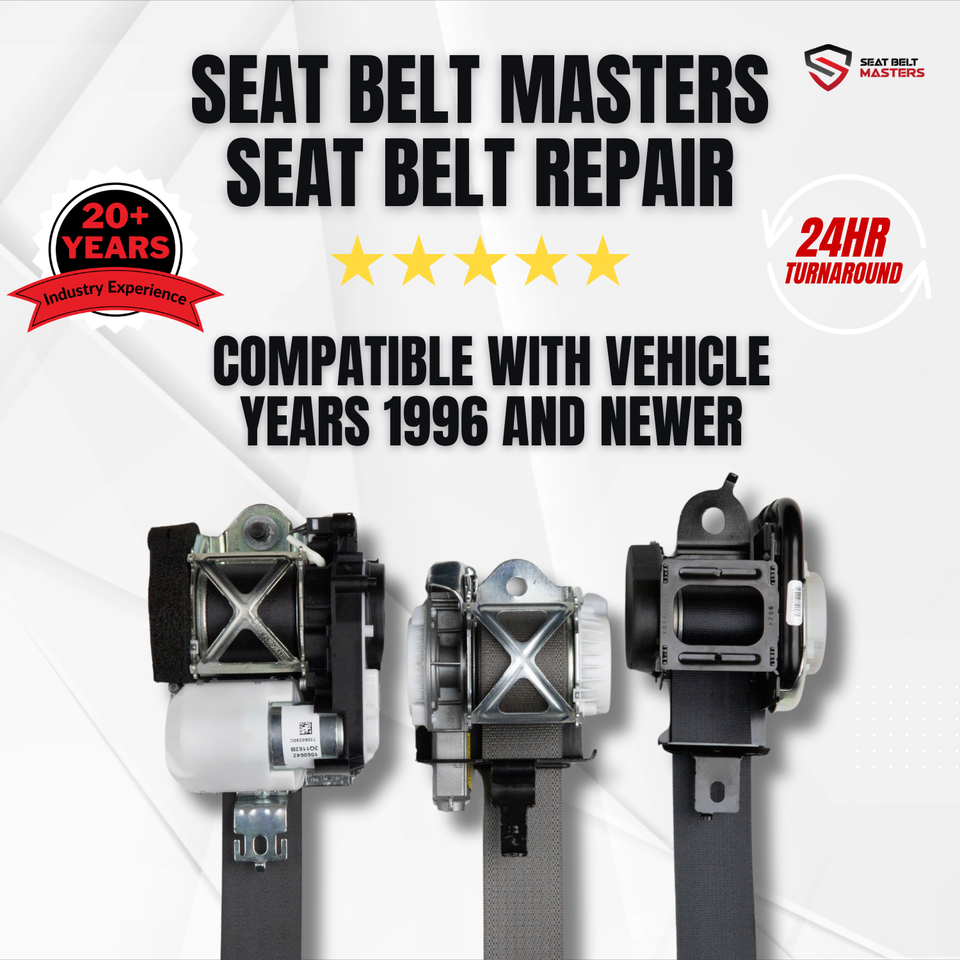 Fix Locked Seat Belt After Accident Service - Lifetime Warranty, All Makes & Models, Single Stage Belts Seat Belt Repair - Foto 6