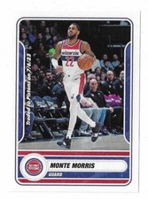 2023-24 Panini Sticker Collection Monte Morris Sticker #189 Detroit Pistons