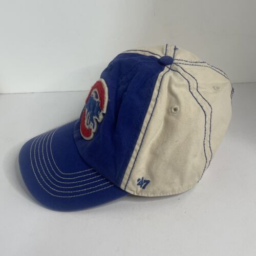 Chicago Cubs Baseball Hat ‘47 Brand Adjustable Strapback - Picture 2 of 9