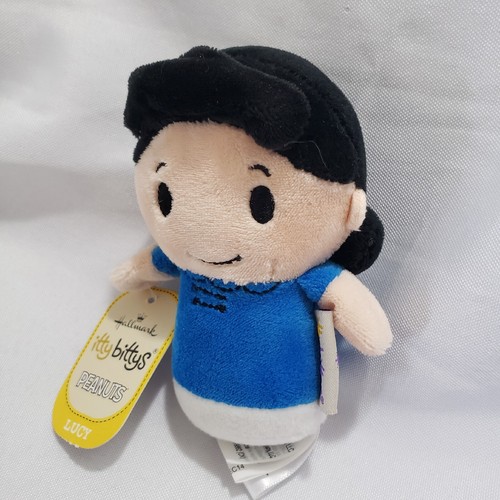 Peanuts Lucy Mini Plush Hallmark Itty Bittys Embroidered Beanbag 4.5 Inch 2014 - Picture 3 of 10