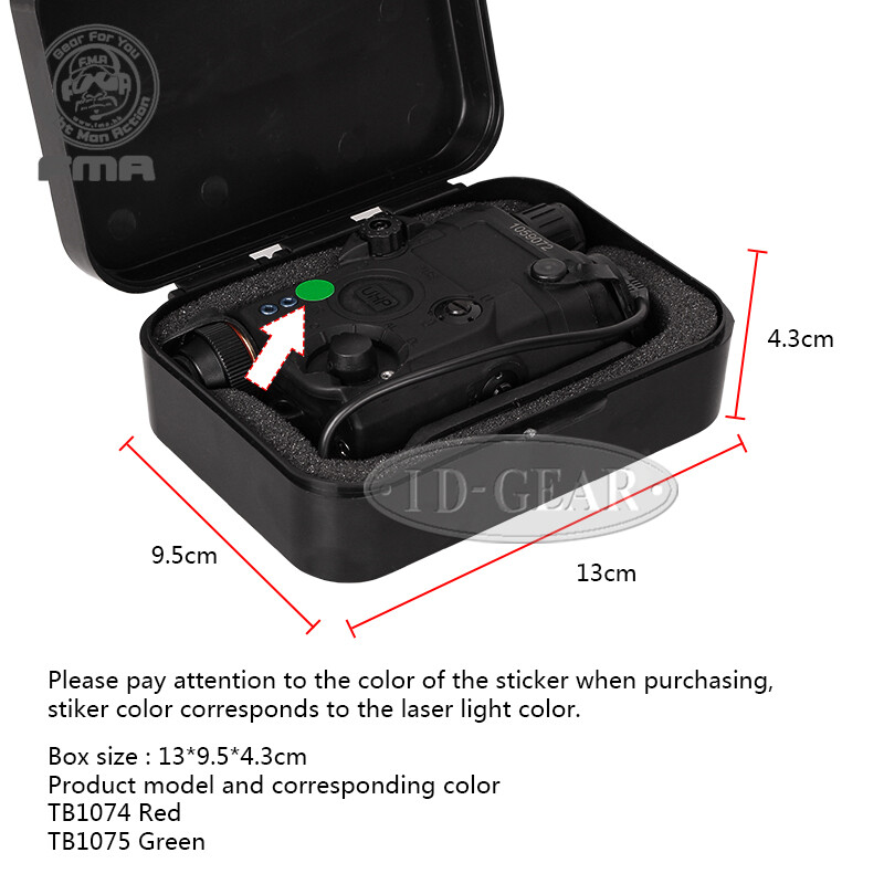 Details zu FMA PEQ LA5-C Batteriebox Weiß LED+Grün Laser IR Linsen Upgrade Version Getriebe Neue limitierte Auflage