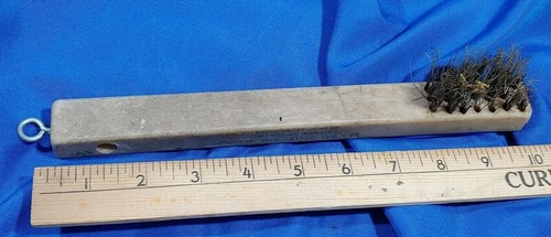 Laitner Brush Detroit VTG Steel Wire Scratch 81-939 Scrub Tool Bristles Plastic