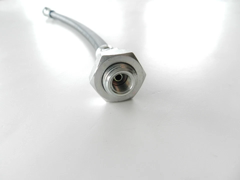 Datsun 320*, early 520 pickup*, Patrol* clutch slave cyl, hose w/nut, washer - Image 2 of 3