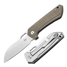 BOKER PLUS® Swoopy Pocket Knife 3.11" Blade Nitro-V G10 Steel Framelock 01BO693