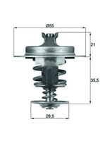 Thermostat KüHlmittel FüR CitroËN Fiat Lada Lancia Peugeot Renault Suzuki