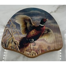 VTG Walnut Hollow Country Oak Pheasant Tail Wall Display Hunting Wall Plaque