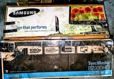 Samsung B2330HD 23'' LCD HDTV Monitor With Remote, Still In Box
