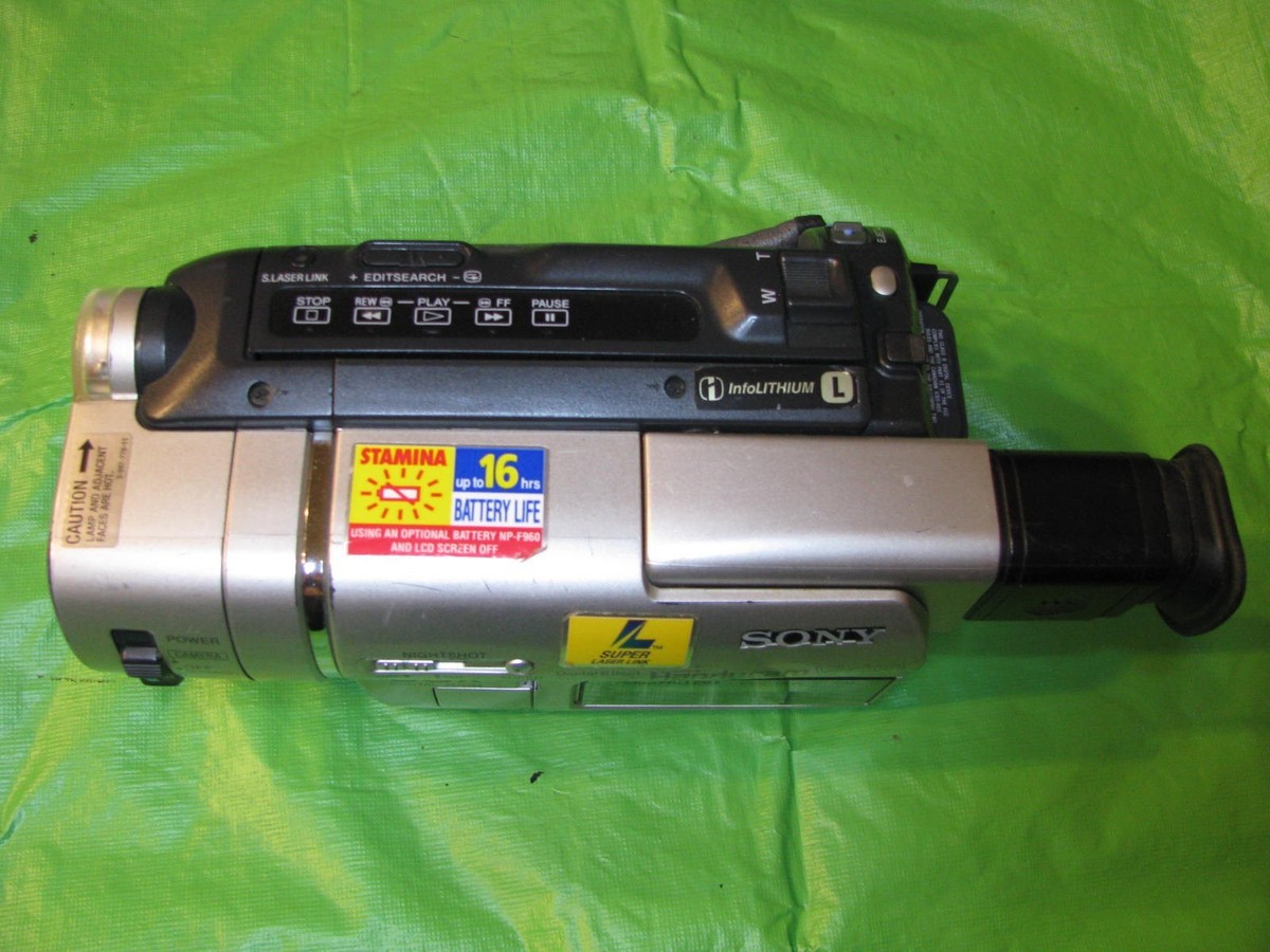 Sony CCD-TRV87E PAL Hi8 Analog Camcorder - Record Transfer Play