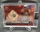 2021 TOPPS NOW # 1008D EDDIE ROSARIO BASE RELIC AUTO AUTOGRAPH 07/10 Braves WS