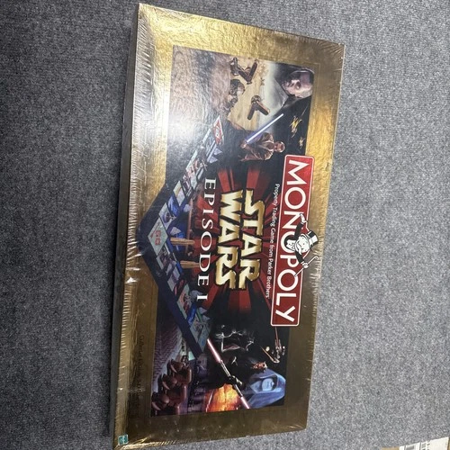 NEW SEALED Star Wars Episode 1 Monopoly Game Collectors Edition 1999 Vintage NIB