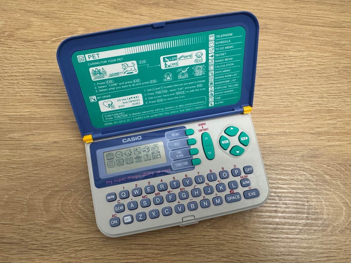 VINTAGE~ CASIO JD-6600 My Super Magic Diary Pet Action | eBay