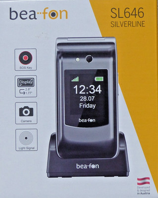 Bea-fon SL646 Silverline Senioren-Handy simlockfrei anthrazit/silber