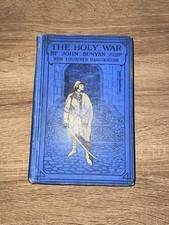 The Holy War by John Bunyan Hardback Edition 1906 Illustrated Antique Book Fair