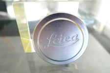 Leica A36 E36 36mm Silver Metal Front Lens Cap Leitz w/ Felt See My Store