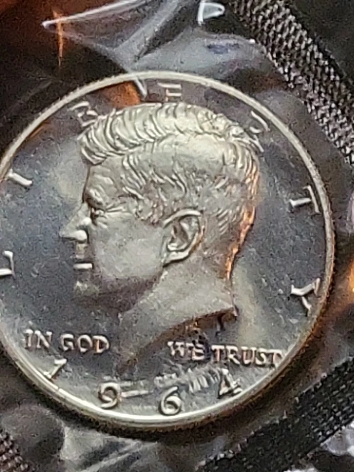 1964-P ERRORS ON DIFFERENT COINS THIS IS A "B" SET Errors On 25ct,1ct,50 Ct,10ct - Image 3 of 4