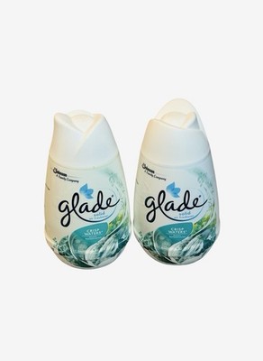 Discontinued Glade Solid Air Freshener Gel CRISP WATERS Pair 6oz
