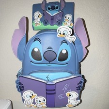 Loungefly Disney Stitch Ducklings Mini Backpa...