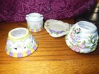 Home Interiors 2 Piece Candle Shade Set - Flowers and Bees+ Tea light Butterfly — photo 7
