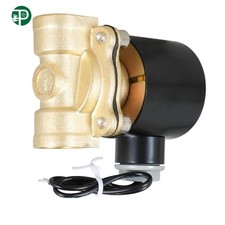 1Pack 1/2in NPT Electric Solenoid Valve 12V DC Water Air Gas Viton NC Brass