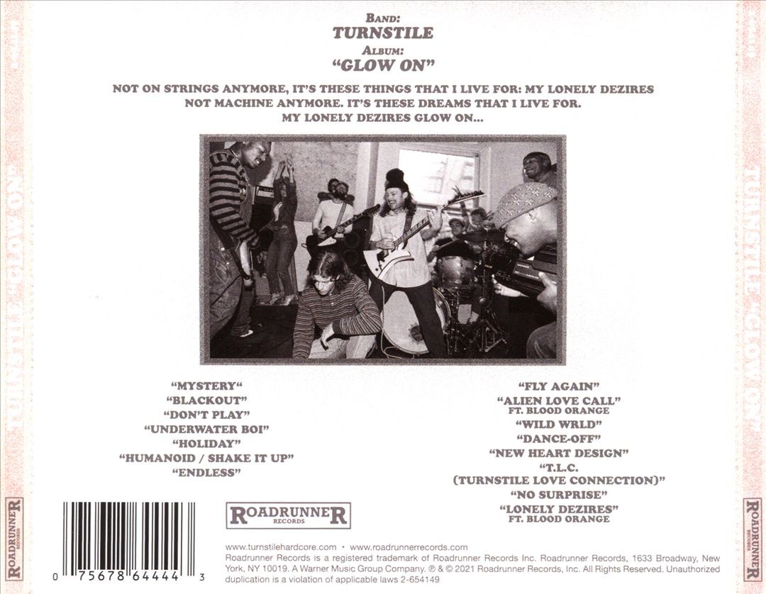 Turnstile/Glow On★EU Reissue新品未使用 TURNSTILE GLOW ON NEW CD 75678644443| eBay
