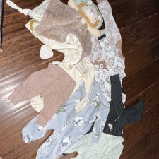 Gender neutral Multicolor Clothing Lot NEWBORN