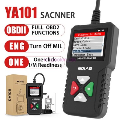 KINGBOLEN YA101 Auto Fehlerauslesegerät OBD2 Diagnosegerät Profi Auto Scanner