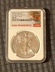 2020S Silver Eagle Emergency Production NGC MS70