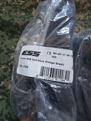 New US ARMY ESS PROFILE NVG Unit Goggles Foilage Green Ballistic Lenses (Ref P) - Picture 2 of 5