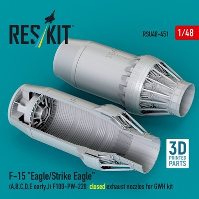 F-15 (A,B,C,D,E,J) closed exh.nozzles (GWH) / 1:48