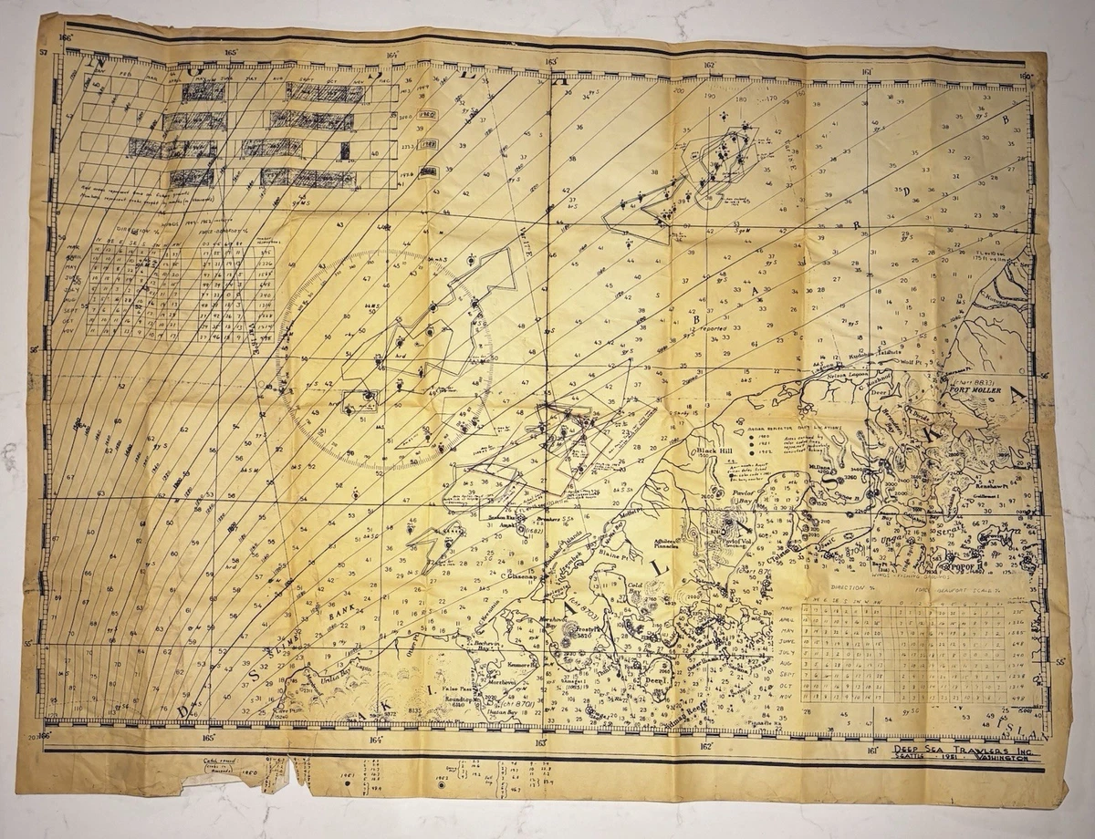 Vintage Original Antique Maritime Navigational Charts for sale | eBay