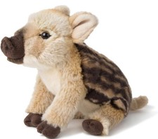 WWF Plüschtier Wildschwein - Frischling (23cm) NEU mit WWF Knopf im Ohr