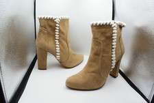 Pura Lopez echt Leder High Heel Blockabsatz Stiefeletten Gr.40