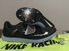 New Nike Zoom Triple Jump TJ Elite Track Black 705394-003 Men Sz 9 W/Spikes Bag