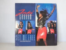 Jaki Graham -  Set Me Free:  12" Single Extended Remix,  1986,  VG+