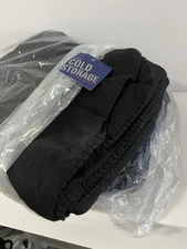 Cold Storage Black Fleece Throw Blanket 60/90 Soft Warm 100% Polyester