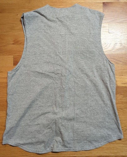 Vintage Atlanta Braves MLB Baseball Jersey Sleeveless Men Large Gray Jostens 90s - Picture 10 of 14