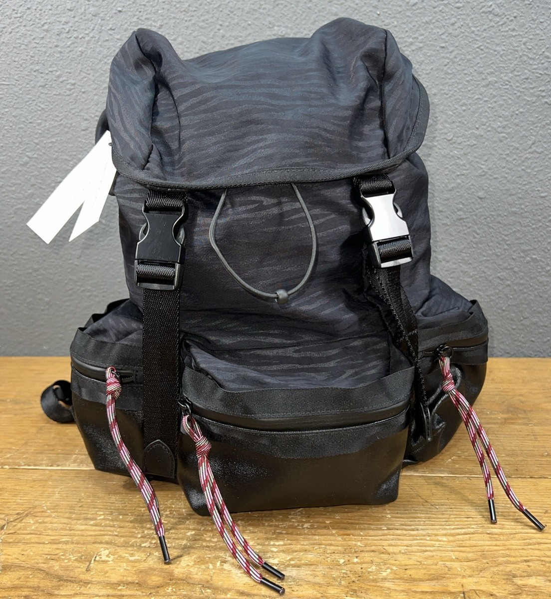 REBECCA MINKOFF Black Utility Backpack Downtown Nylon  display picture 1