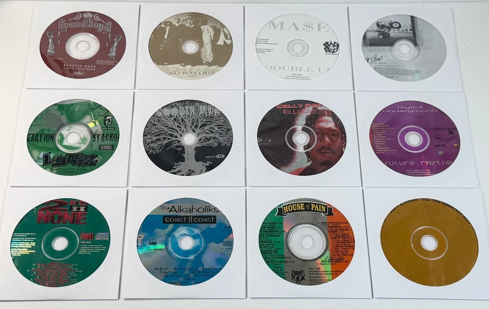 90's Hip Hop 37 CD Lot- 2 Pac, B.I.G., Jay-Z, Ice Cube, DJ Quik & More (Tested) - Image 2 of 3